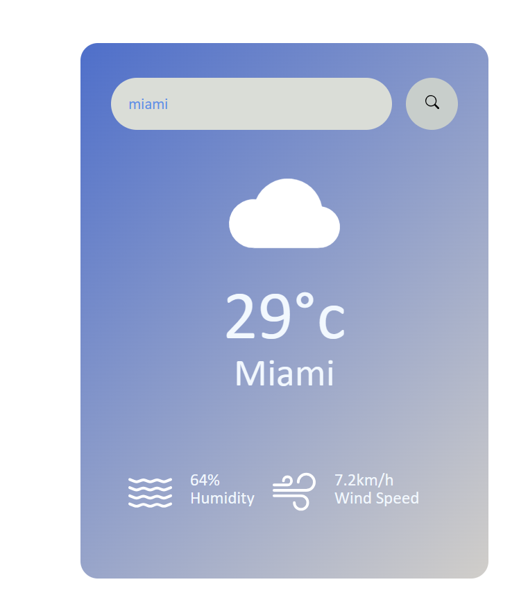 Weather App Preview